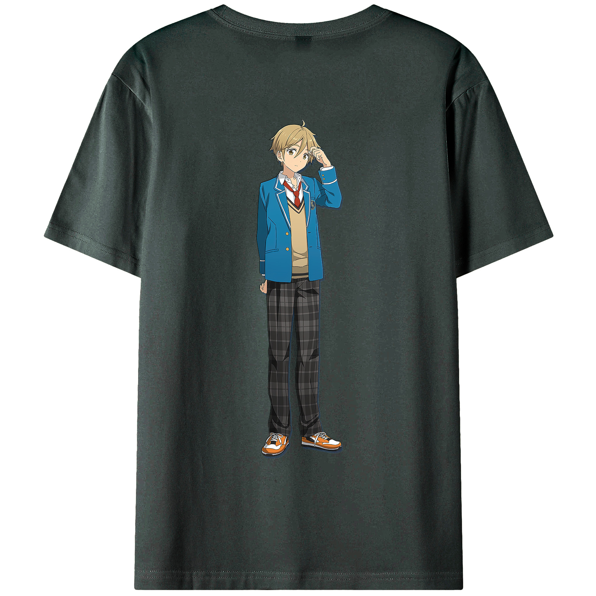（画像用） あんさんぶるスターズ! Ensemble Stars 綿100％ メンズ半袖Tシャツ（バックプリント） 通気性